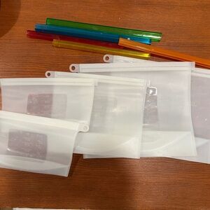 Wee Sprout reusable silicone bags - set of 5